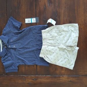 Polo and shorts, 24 months